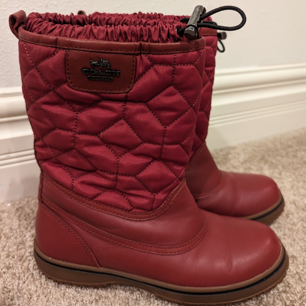 Coach Samra boots size 6.5
